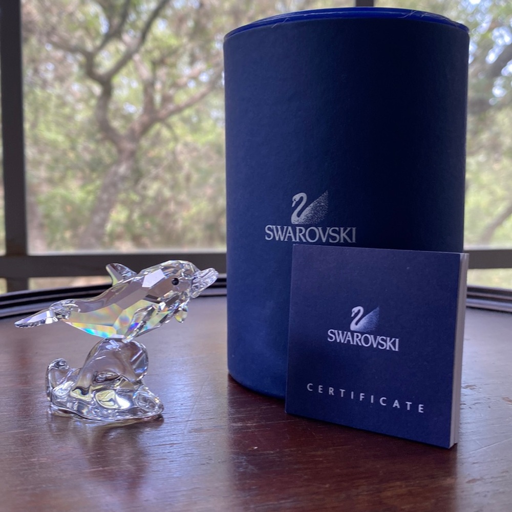 Swarovski Dolphin Figurine